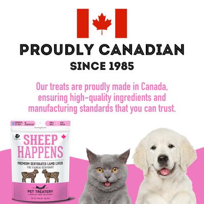 Lamb Liver Grain-Free Dehydrated Dog & Cat Treats, 2.82-oz bag