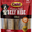 Premium Beef Hide Curls Peanut Butter Flavor Dog Chews, 1-lb