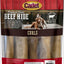 Premium Beef Hide Curls Peanut Butter Flavor Dog Chews, 1-lb