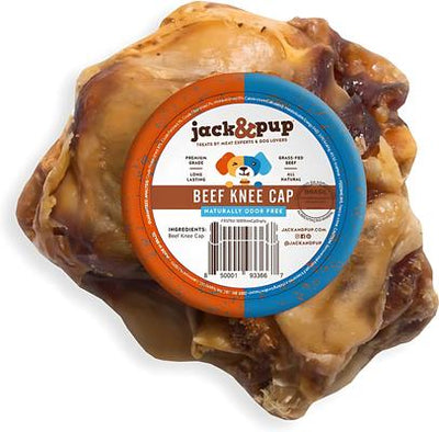Beef Knee Cap Bones Dog Treats, 1 count