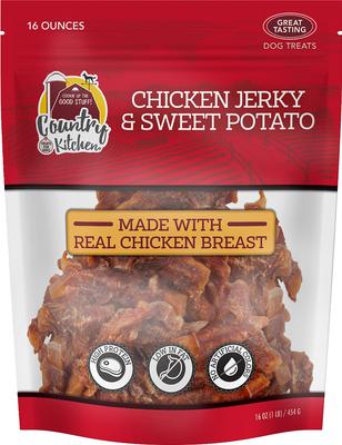Chicken & Sweet Potato Jerky Wrap Dog Treats, 16-oz bag