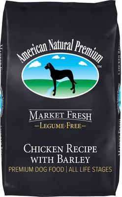 Market Fresh Legume Free Chicken Recipe with Barley Dog Dry Food, 4-lb bag