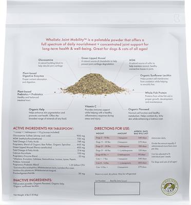 Joint Mobility GLM Dog & Cat Supplement, 4-lb bottle