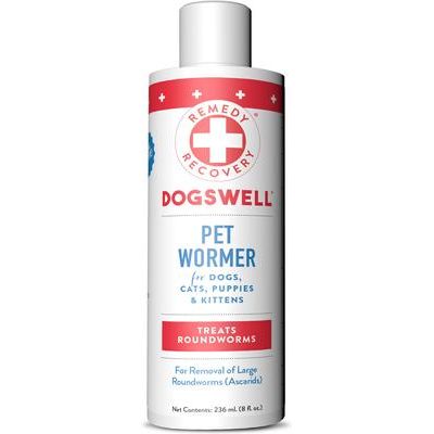 Remedy+Recovery Desparasitante para Mascotas para Perros y Gatos, botella de 8 onzas líquidas