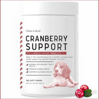 Cranberry Support Urinary Tract Supplement for Dogs, 120 count