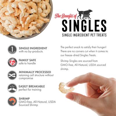 Shrimp Grain-Free Freeze-Dried Dog & Cat Treats, 0.65-oz bag
