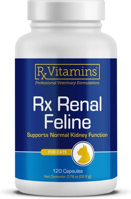 Rx Renal Capsules Kidney Supplement for Cats, 120 count