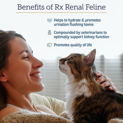 Rx Renal Capsules Kidney Supplement for Cats, 120 count