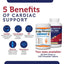 Cardio Heart Health Chicken Flavored Tablets Supplements for Cats & Dogs, 120 count