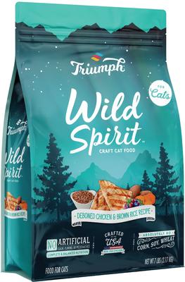 Wild Spirit Deboned Chicken & Brown Rice Recipe Dry Cat Food, 7-lb bag