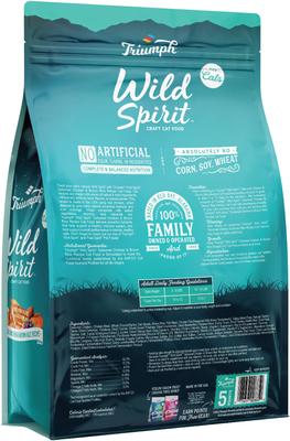 Wild Spirit Deboned Chicken & Brown Rice Recipe Dry Cat Food, 7-lb bag