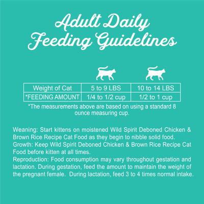 Wild Spirit Deboned Chicken & Brown Rice Recipe Dry Cat Food, 7-lb bag