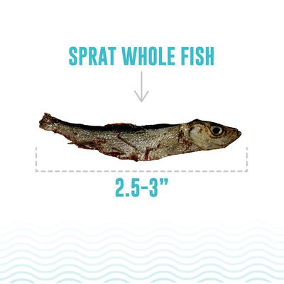 Sprats Whole Fish Dog Treats, 2-oz bag