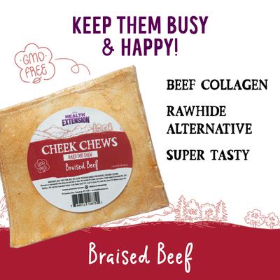 Cheek Chews Beef Dog Chew, 1 count