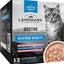 Landmark Broths Salmon, Tomatoes & Kale Recipe Wet Cat Food Complement Pouches, 1.4-oz case of 16