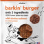 Barkin Burger Chicken & Pumpkin Dog Treat, 4-oz bag