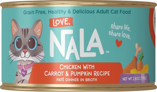 Chicken Pate with Carrot & Pumpkin Recipe in Broth Adult Grain-Free Wet Cat Food, 2.8-oz can, case of 12