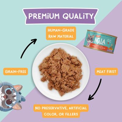 Chicken Pate with Carrot & Pumpkin Recipe in Broth Adult Grain-Free Wet Cat Food, 2.8-oz can, case of 12