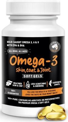 Omegeffect Premium Omega-3 Soft Gels Dog Supplement, 180 count