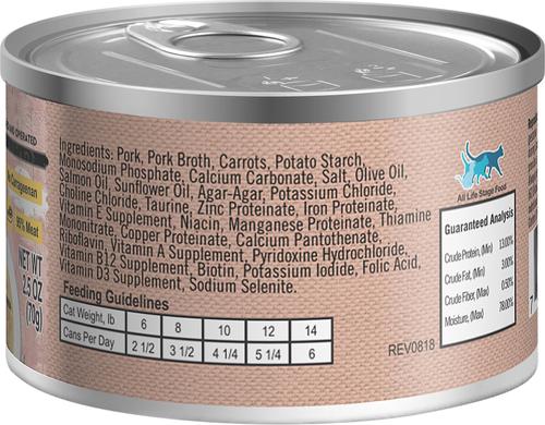 Just Juicy Pork Stew Grain-Free Canned Cat Food, 5.3-oz, case of 24