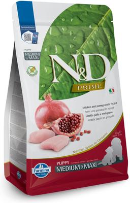 N&D Prime Chicken & Pomegranate Medium & Maxi Puppy Grain-Free Dry Dog Food, 26.4-lb bag