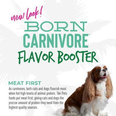 Born Carnivore Flavor Booster Tuna Bisque Non-GMO Wet Dog Food Topper, 1.5-oz pouch, case of 12