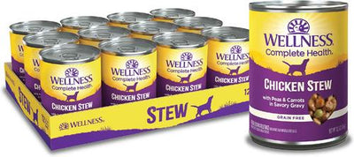 Chicken Stew with Peas & Carrots Grain-Free Natural Canned Dog Food, 12.5-oz, case of 12