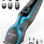 DTJ001 Cordless 2-Speed Detachable Blade Pet Hair Grooming Clipper for Thick Heavy Coats, Blue
