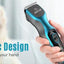 DTJ001 Cordless 2-Speed Detachable Blade Pet Hair Grooming Clipper for Thick Heavy Coats, Blue