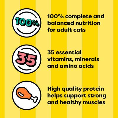 Seafood Medley Flavor Bites in Gravy Wet Cat Food, 3.5-oz tray, case of 24