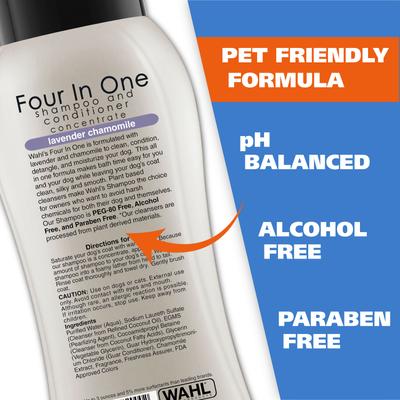 Four In One Calming Dog Shampoo, Lavender Scent, 24-fl oz bottle