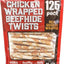 Chicken Wrapped Rawhide Chews Dog Treats, 125 count