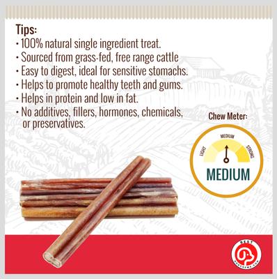 Bladder Sticks Beef Flavored 6-in Dog Chews, 12 count