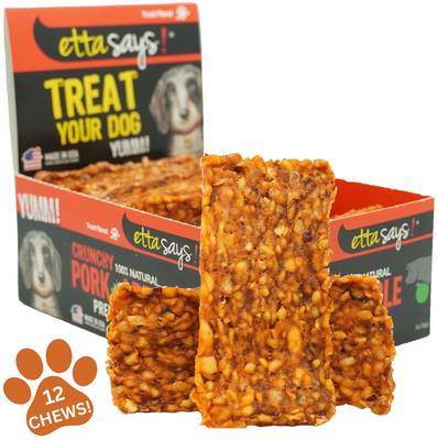 Crunchy Duck + Sweet Potato Chew Bars Dog Treats, 12 count