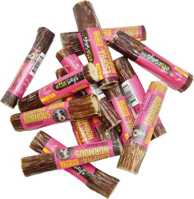 Esophanormous 5-inch Beef & Sweet Potato Bully Stick Dog Chew Treats, 1 count