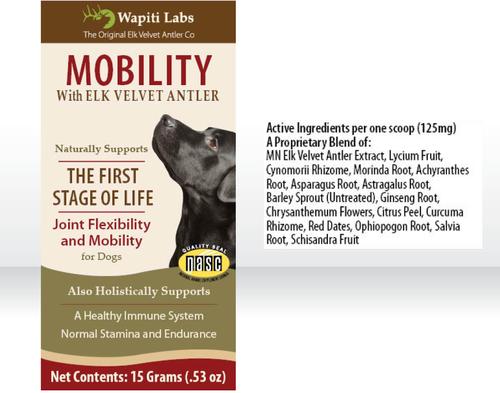 Mobility Formula Dog Powder Supplement, 0.53-oz bottle