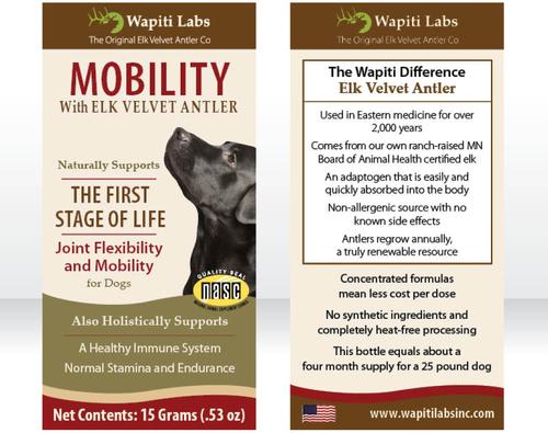 Mobility Formula Dog Powder Supplement, 0.53-oz bottle
