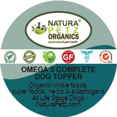 Omega 3 & 6 Turkey Flavored Powder Skin & Coat Supplement for Dogs, 4-oz tin