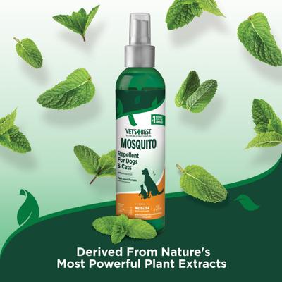 Natural Mosquito Repellent Spray for Dogs & Cats, 8-fl oz bottle