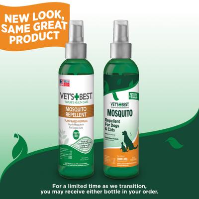 Natural Mosquito Repellent Spray for Dogs & Cats, 8-fl oz bottle