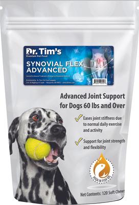 Synovial Flex Advanced Regular Chicken Flavor Joint Mobility Dog Supplement, 120 count