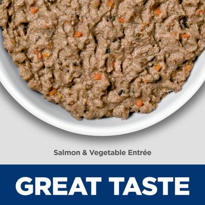 Adult Sensitive Stomach & Sensitive Skin Salmon & Vegetable Entree Minced Wet Cat Food, 2.9-oz can, 24 count