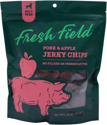 Pork & Apple Non-GMO Jerky Dog Treats, 5-oz bag