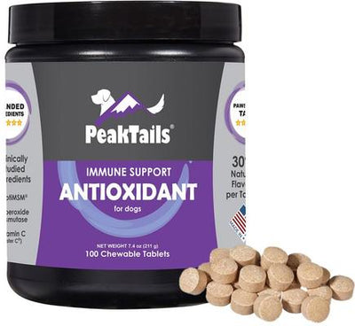 Antioxidant Tablet Supplement for Dogs, 100 count