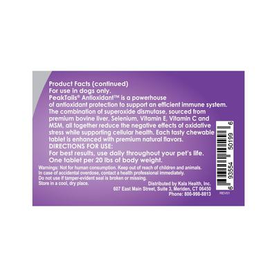 Antioxidant Tablet Supplement for Dogs, 100 count