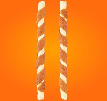Chicken Wrapped Triple Flavor Munchy Sticks Chicken, Pork Hide & Beef Hide Dog Treat Chews, 10 count
