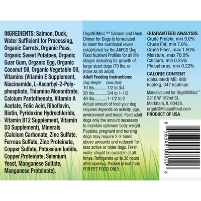 Salmon & Duck Dinner Grain-Free Pate Wet Dog Food, 12.5-oz can, case of 12