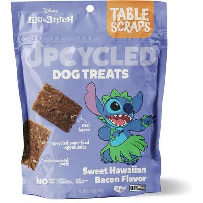 Premios reciclados para perros Stitch con sabor a tocino hawaiano dulce, bolsa de 5 oz