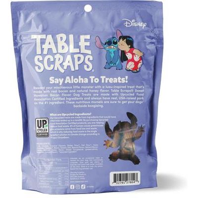 Premios reciclados para perros Stitch con sabor a tocino hawaiano dulce, bolsa de 5 oz