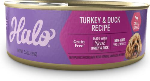 Turkey & Duck Recipe Grain-Free Small Breed Canned Dog Food, 5.5-oz, case of 12
